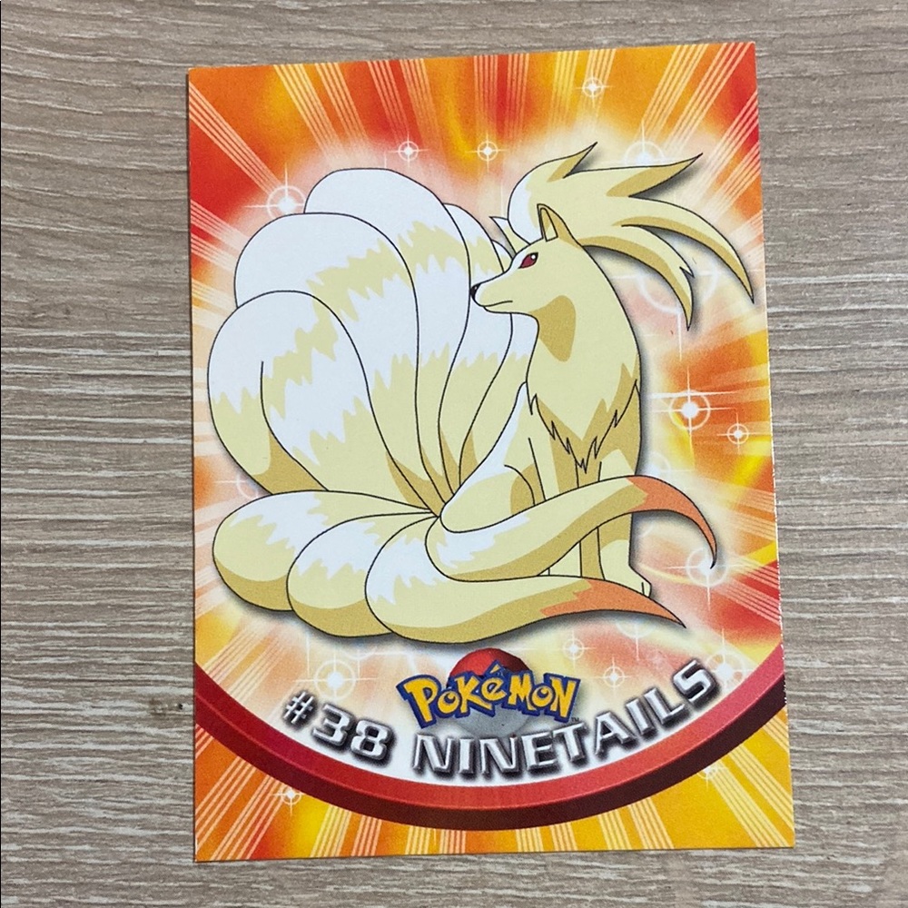 Ninetails #38 Pokemon Topps TV Animation Series 1 Non-Holo 1st Print
